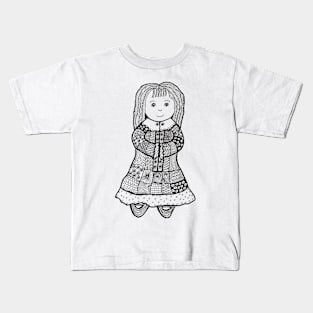 Little doll art graphic Kids T-Shirt